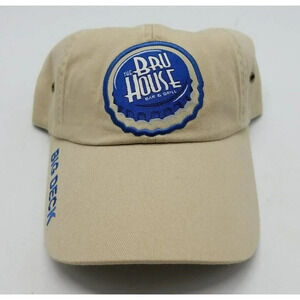 The Bru House Bar & Grill Tulsa Oklahoma Baseball Hat Cap Adjustable New Unworn